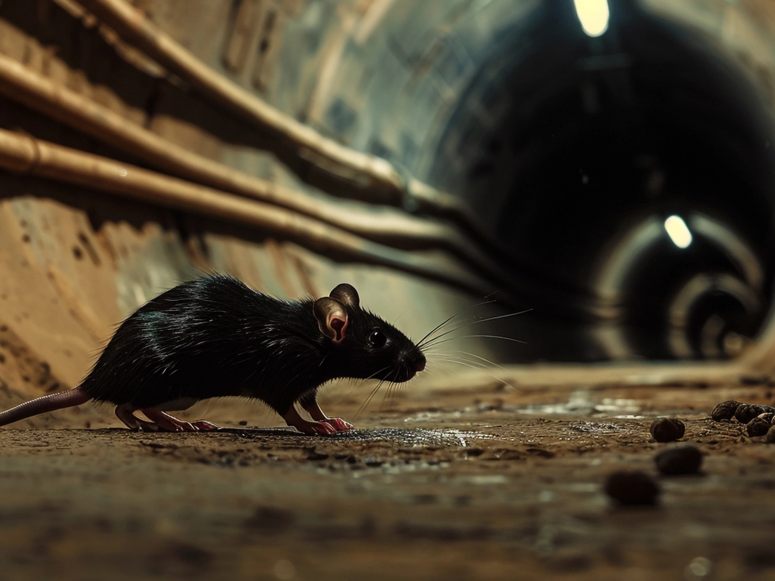 Rat détecté lors d'une intervention de dératisation à Châteaubriant