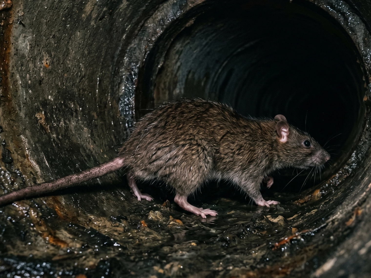 Technicien SAPA intervenant contre les rats dans les marais de Brière à Saint-Joachim