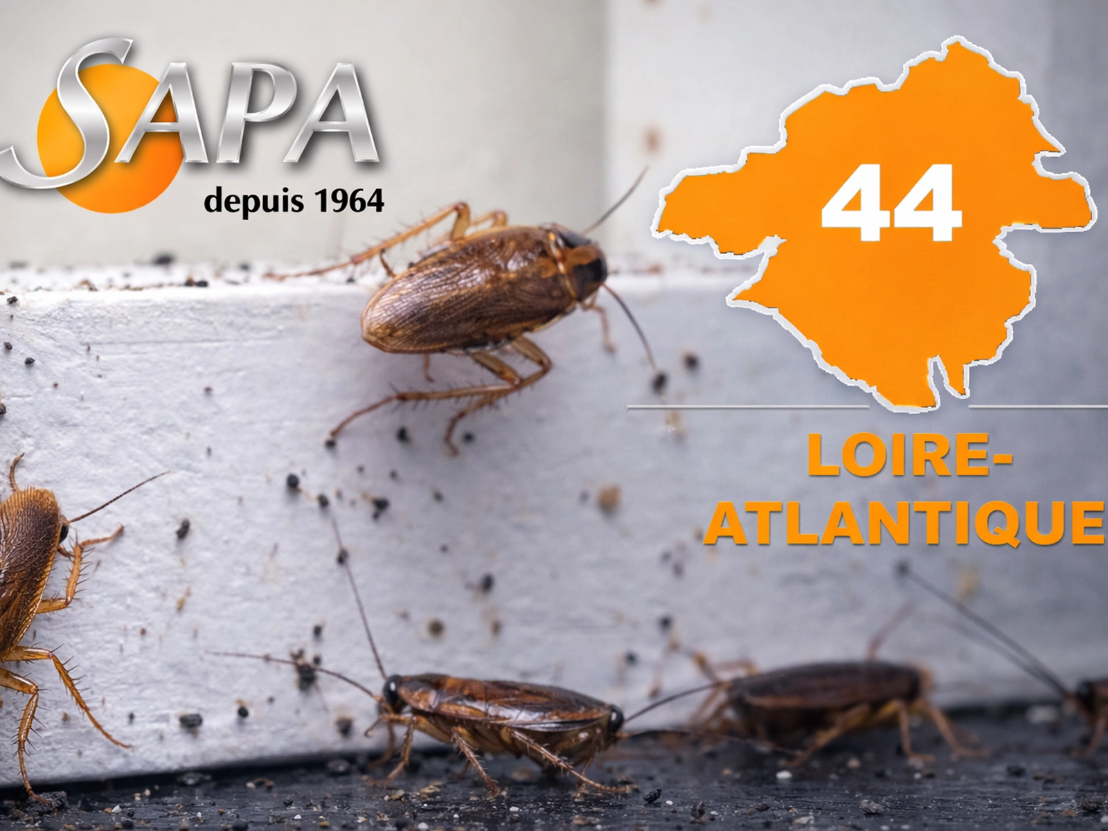 Technicien SAPA réalisant une désinsectisation à Nantes Métropole