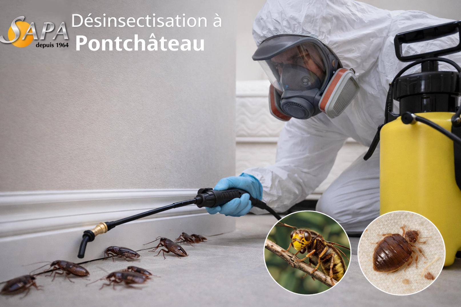 Technicien spécialisé en désinsectisation à Pontchâteau