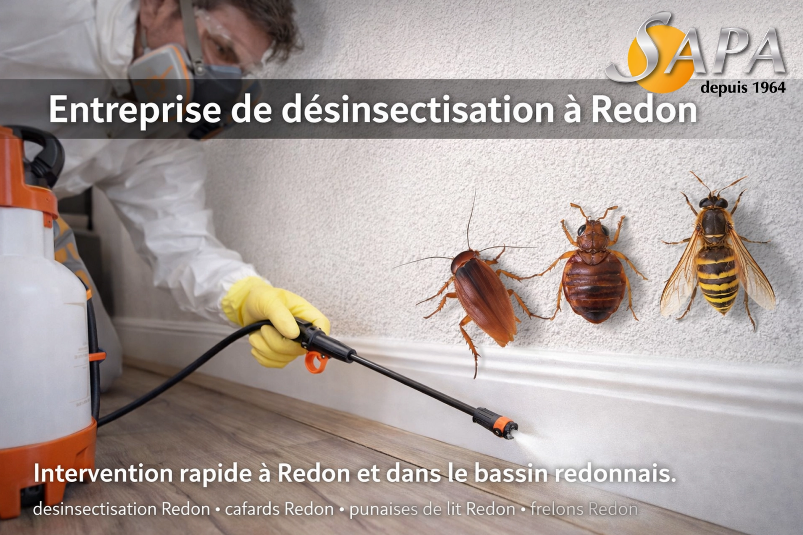 Traitement contre les nuisibles à Redon
