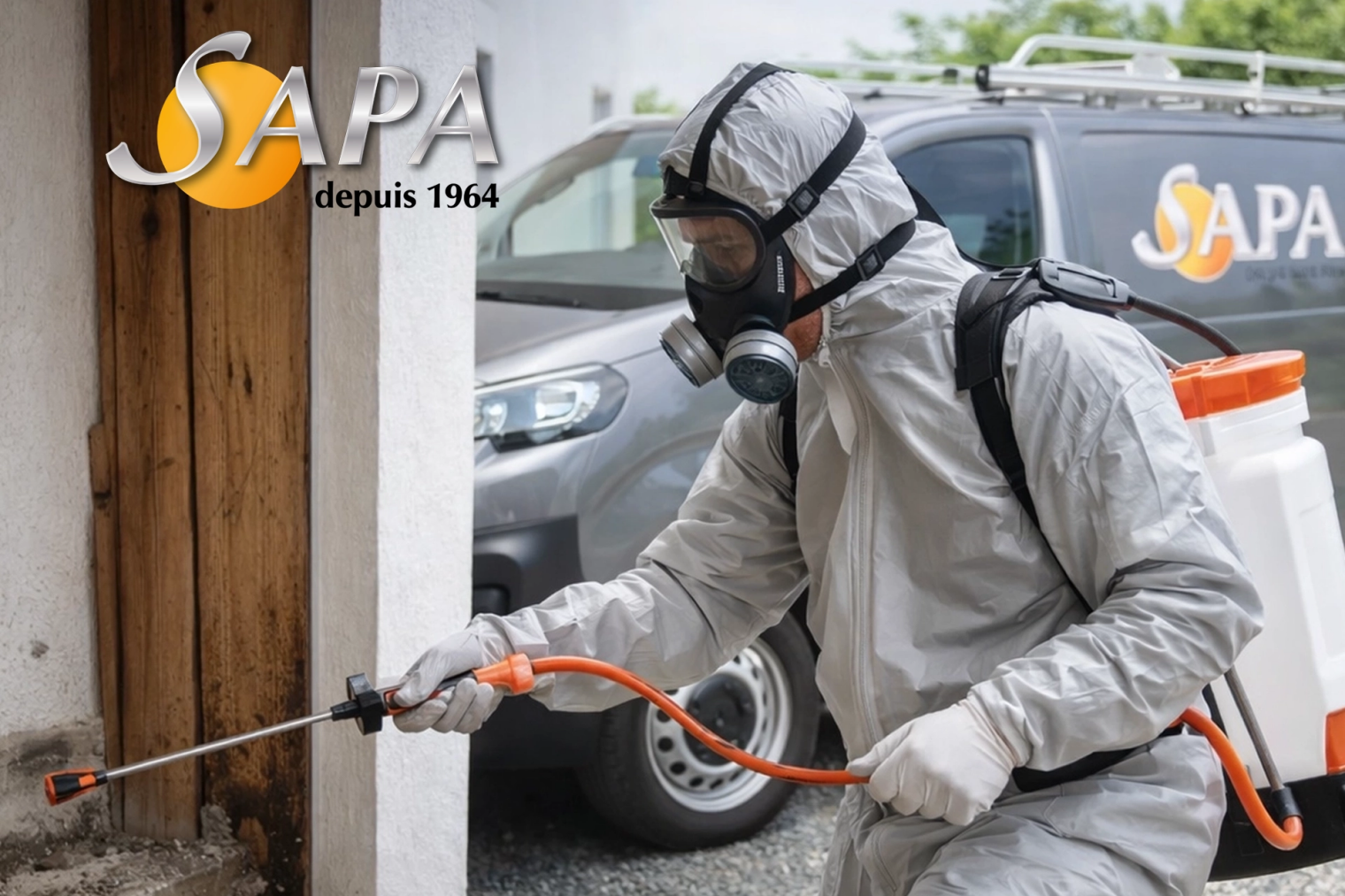 Étapes d'une intervention de désinsectisation réalisée par SAPA