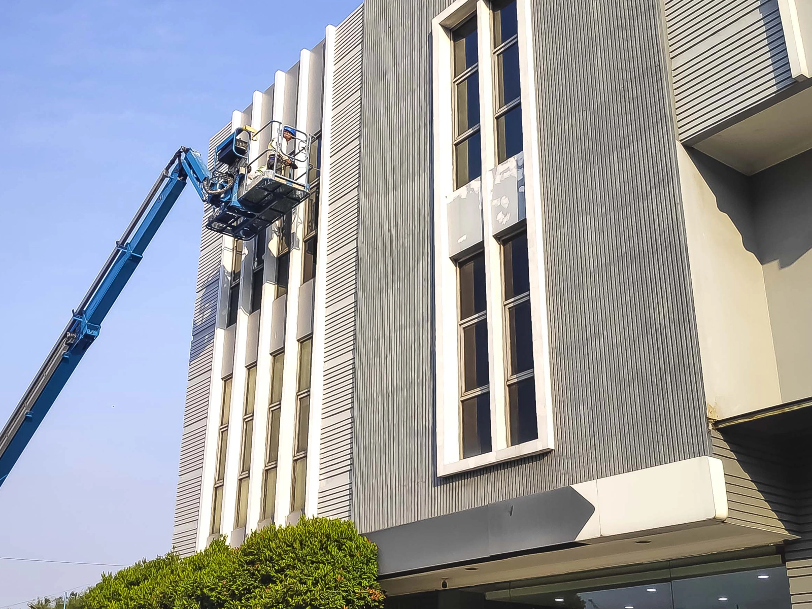 Nacelle pour nettoyage façade
