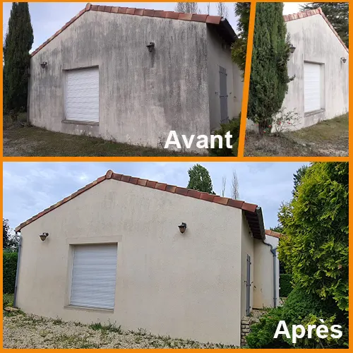 Nettoyage Façade Avant/Après